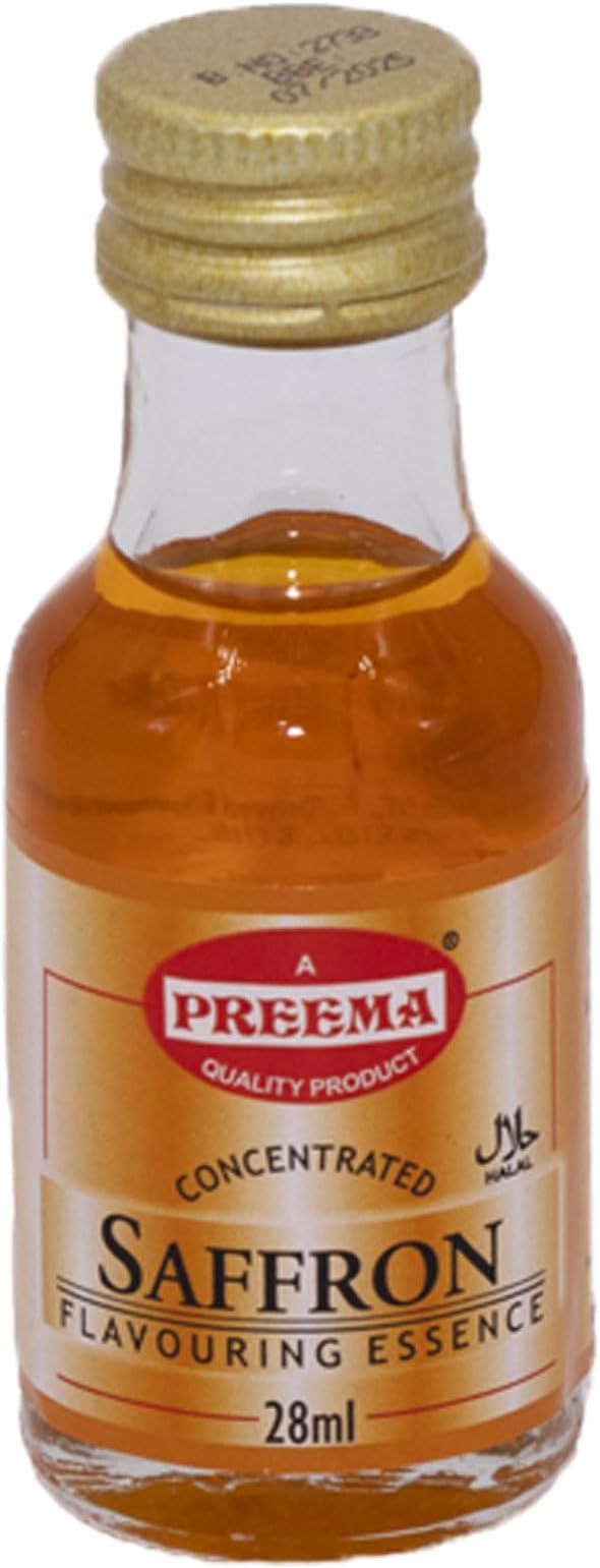 Flavouring Essence 28ml Bottle Halal Different Flavours Essance For Baking Cooking Drinks HerbsnSpiceit (28ml, Saffron)