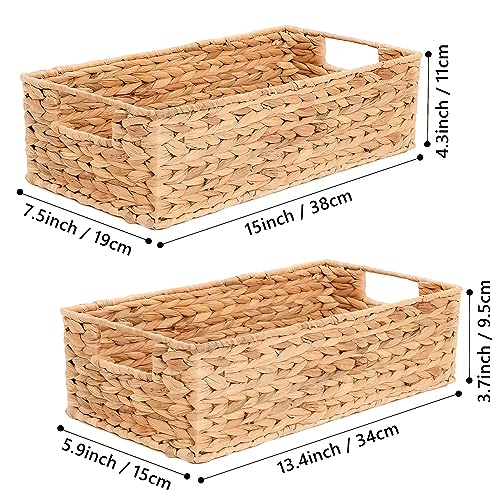 Amber-Home-2-Pack-Wicker-Storage-Basket-For-Toilet-Paper-Wicker-Baskets-For-Storage-Natural-Water-Hyacinth-Bathroom-Kitchen-Storage-Baskets-With-Handle