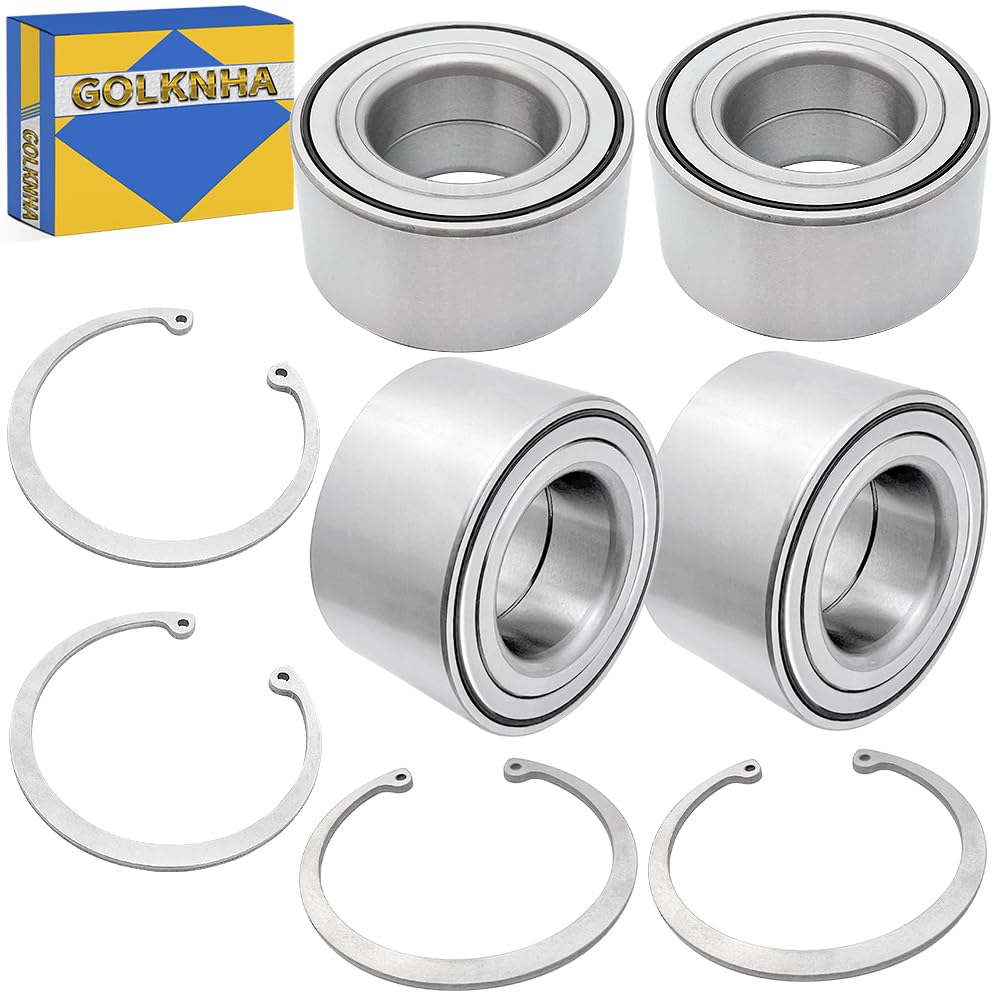 GOLKNHA Front & Rear Wheel Bearing Kit Compatible with Kawasaki Teryx KRX 1000 KRF1000 2020-2024 OEM# 92045-0920 481J7500 92045-0919