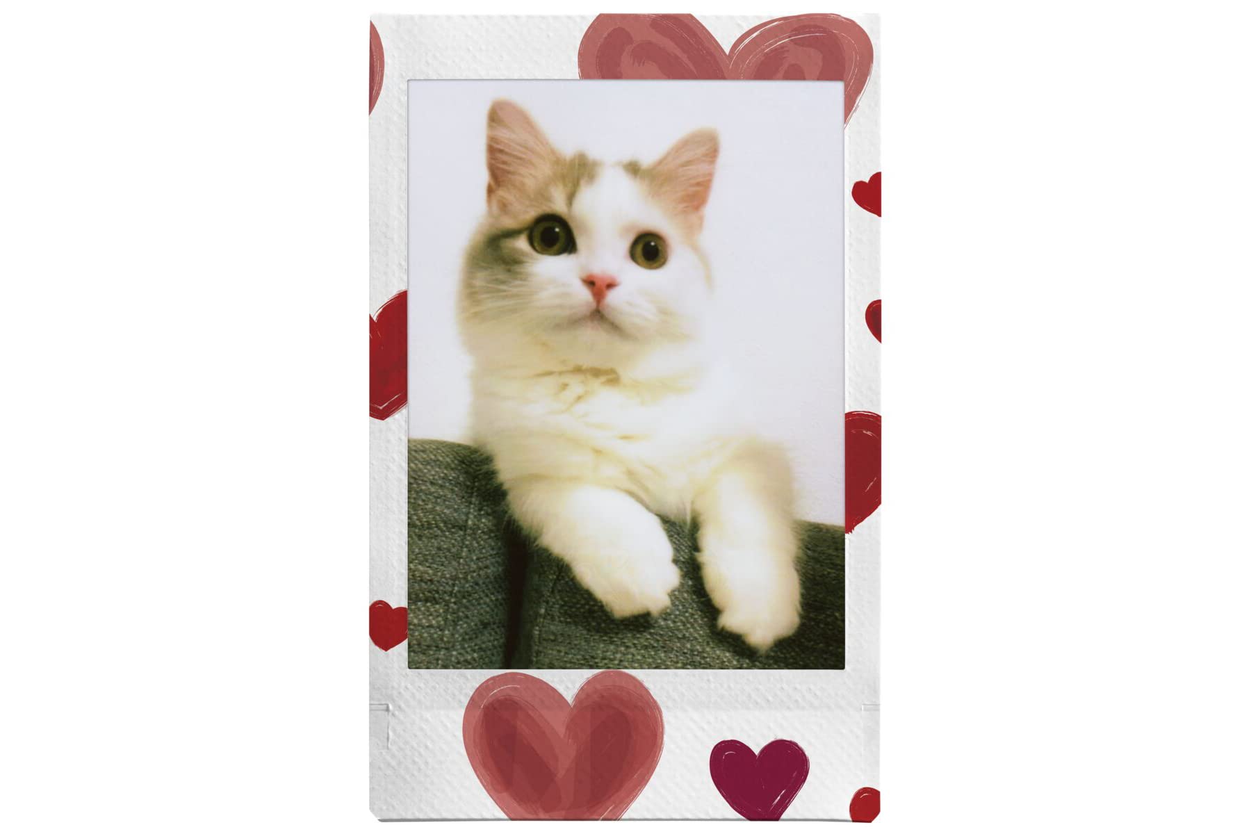Fujifilm Instax Mini - Pellicola fotografica per schizzi a forma di cuore, confezione da 30