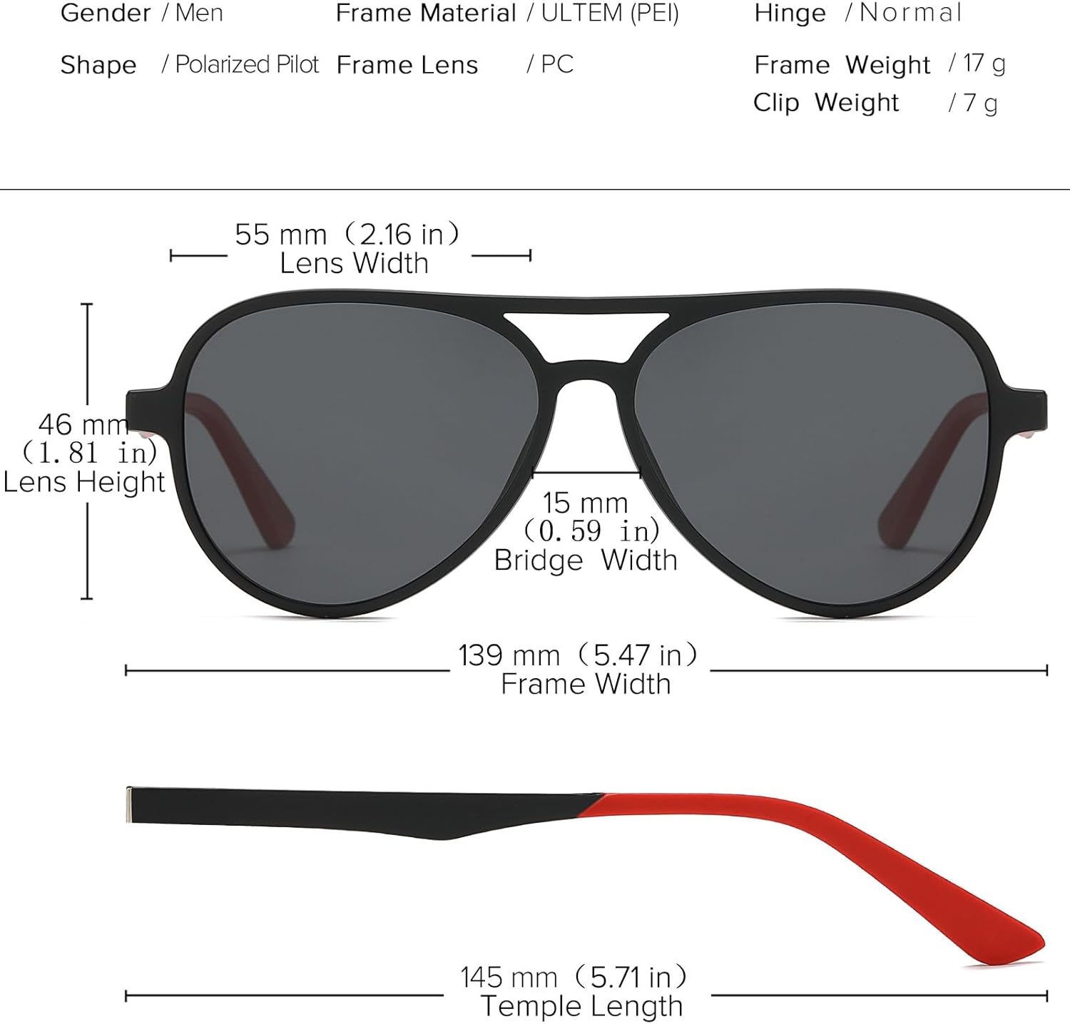 Aviator Polarized Magnetic Clip on Sunglasses for Eyeglasses Men UV Protection Anti Glare Driving Retro Glasses 3Pcs