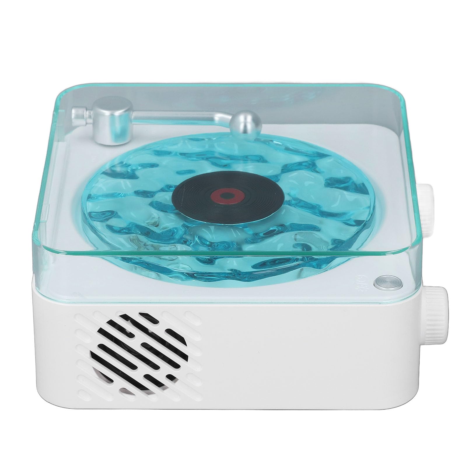 Fdit Multifunktionale White Noise Sound Machine Wecker Nachtlicht Spieluhr Tragbarer Lautsprecher für Schlafzimmer (WHITE)