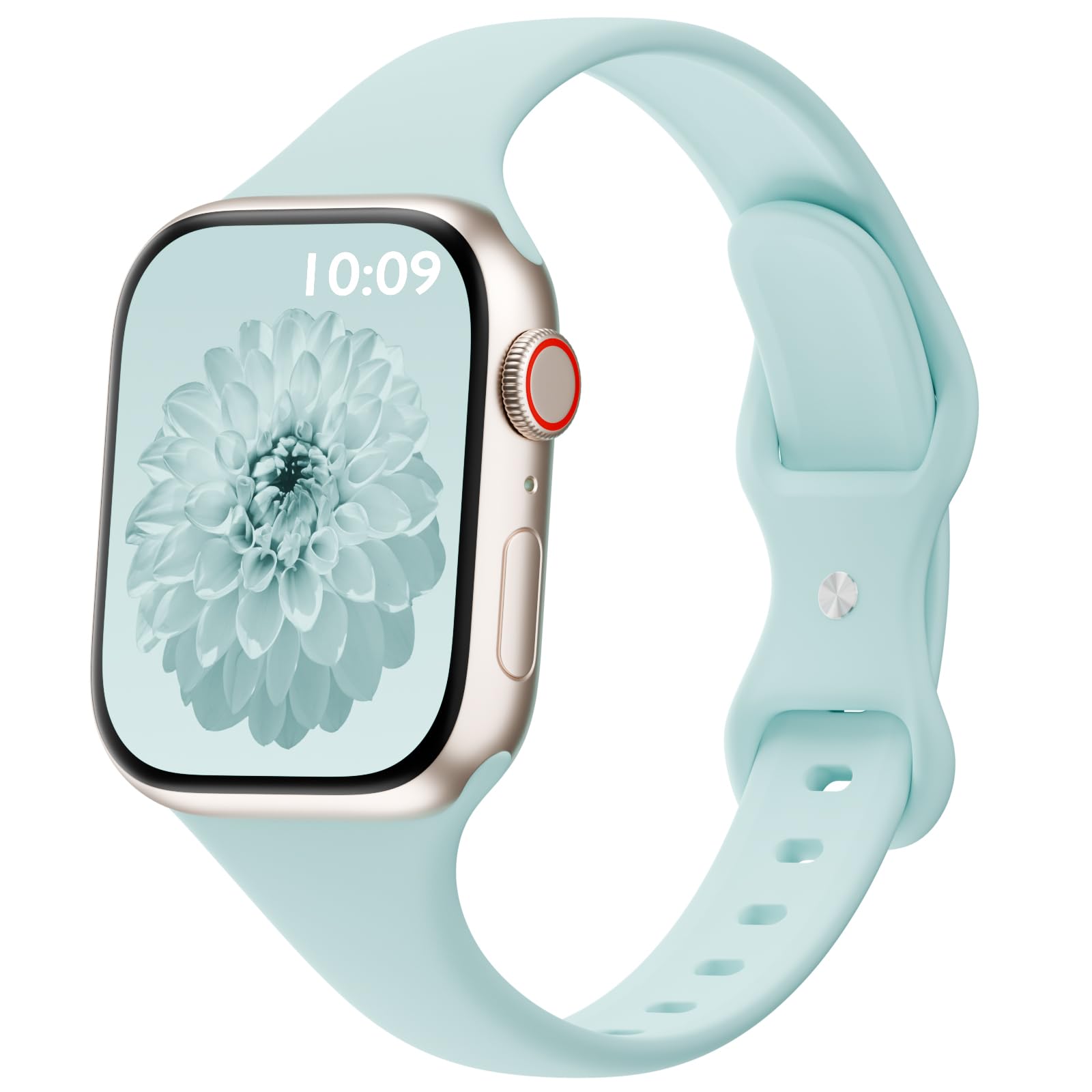 Thin Sport Silicone Slim Band Compatible with Apple Watch Bands Women Men