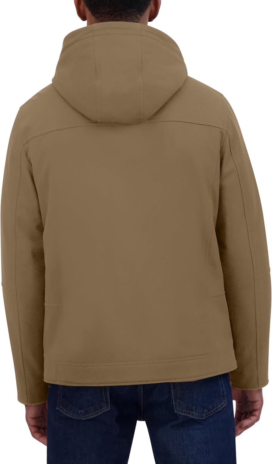 Nautica Men's Sherpa Lined Softshell Jacket – Full Zip, Adjustable Hood, Wind Resistant