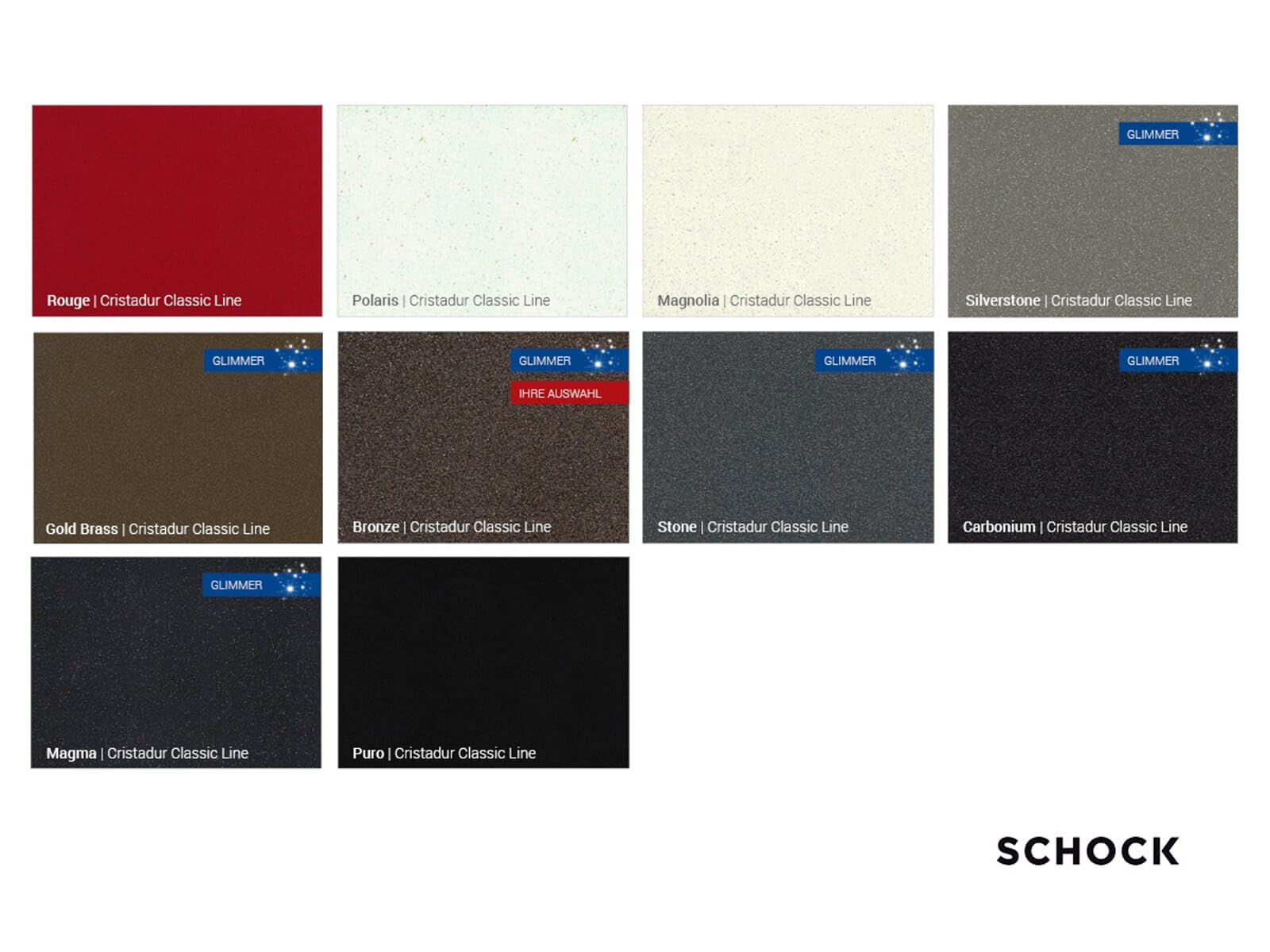 SCHOCK Küchenspüle 100 x 50 cm Signus D-150 Bronze - CRISTADUR braune Granitspüle mit 1 ½ Becken und integrierter Abtropffläche ab 60 cm Unterschrank-Breite