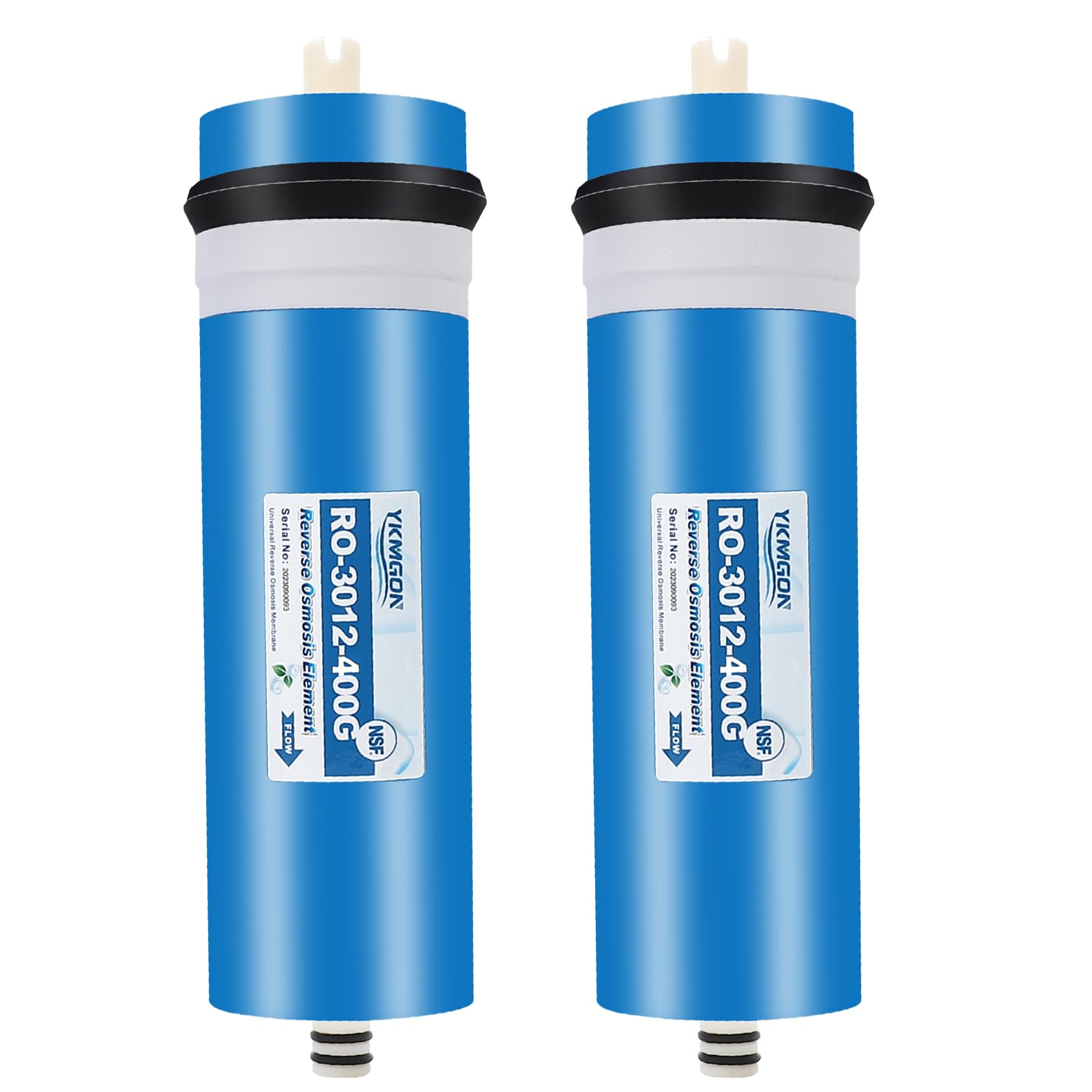YKMGON 2Pack 400 GPD 3.0"x12" Reverse Osmosis Membrane Element
