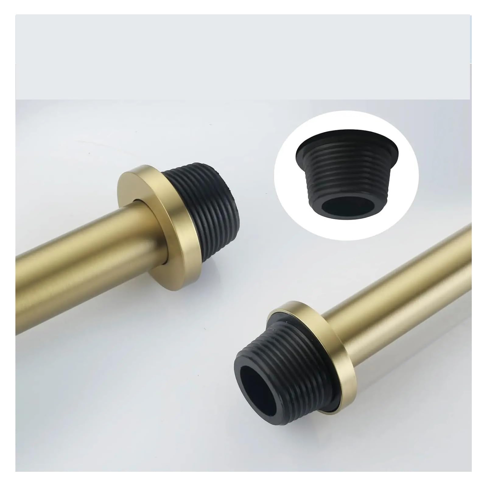 1 Uds botella redonda p-trap 1/4 lavabo de baño ajustable fregadero trampa residuos Kit drenaje P tubo desecho, cepillado Para Bricolaje