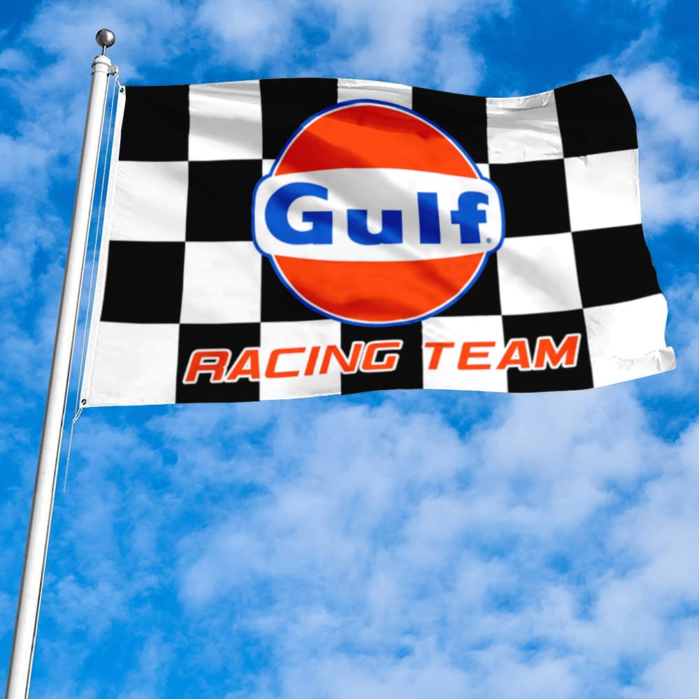 Aihccy Racing Team For Gulfs Flag Banner 3x5Feet Garden house Flag banner Decor
