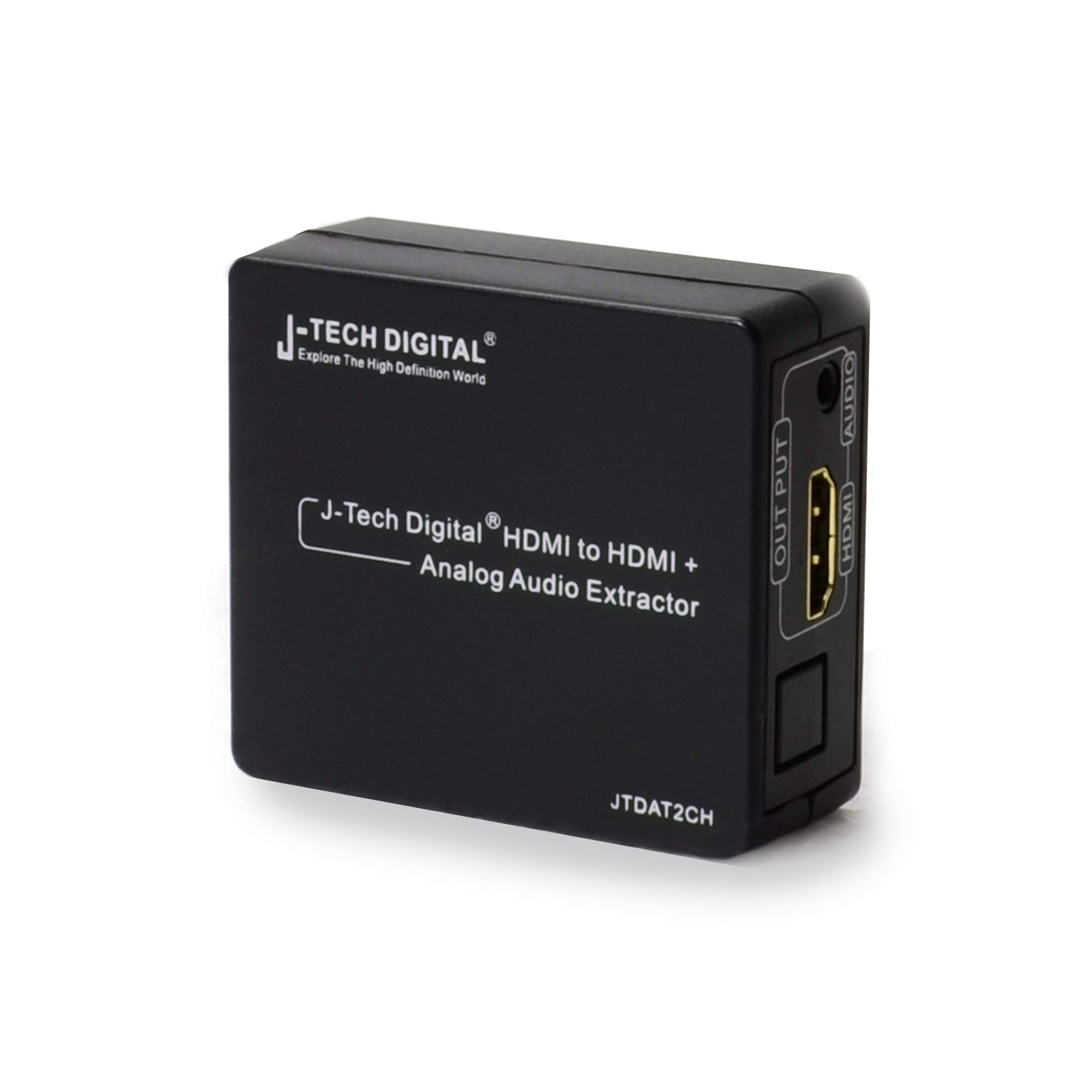 J-Tech Digital Premium Quality Hdmi To Hdmi + Audio (Spdif + RCA Stereo) Audio Extractor Converter (Latest 2014 Year Model) (RCA Stereo 1080p)