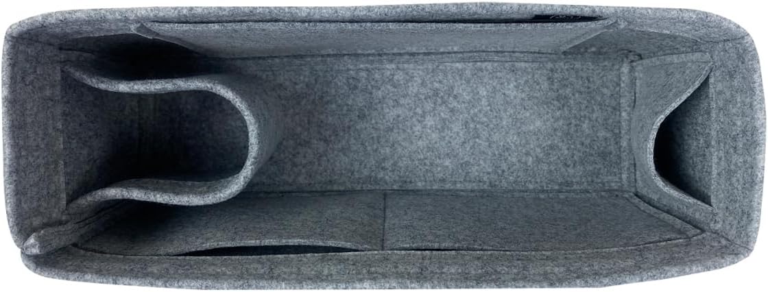 Zoomoni Bag Organizer for Dior Large Lady D-Lite - Premium Felt Purse Handbag Insert Liner Shaper (Handmade) Soft Structure Support (20 Color Options)