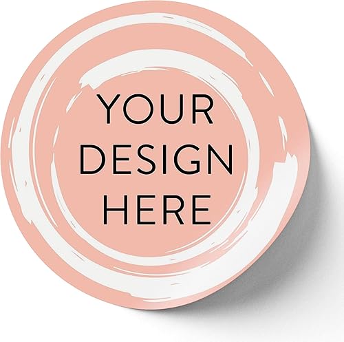 Vista 994 de DayStar Custom Signs & Design - 100 adhesivos de vinilo personalizables, con texto, imagen, diseño y logotipo; adhesivos para logotipo de embalaje