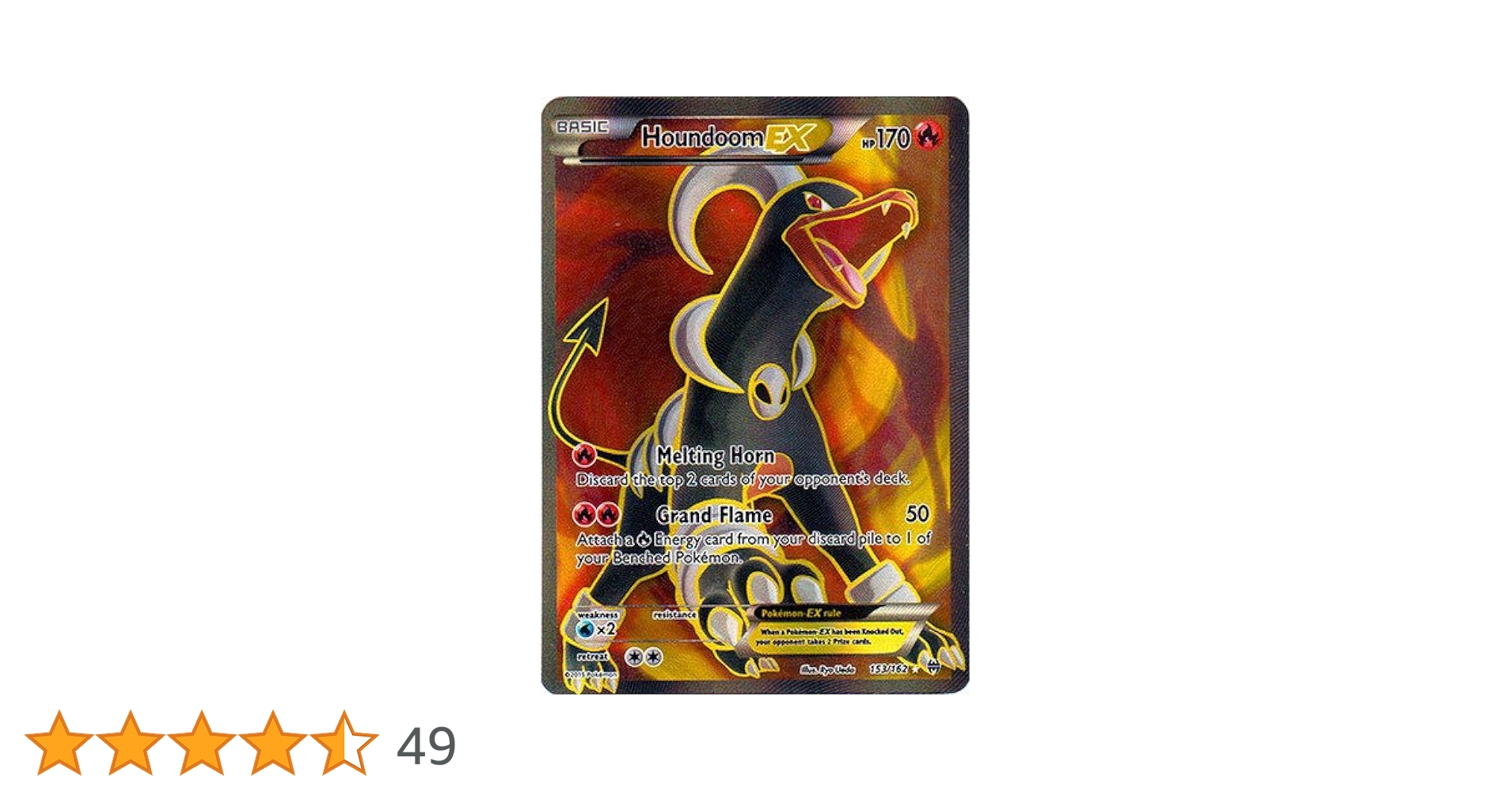 Pokemon - Houndoom-EX (153/162) - XY Breakthrough - Holo