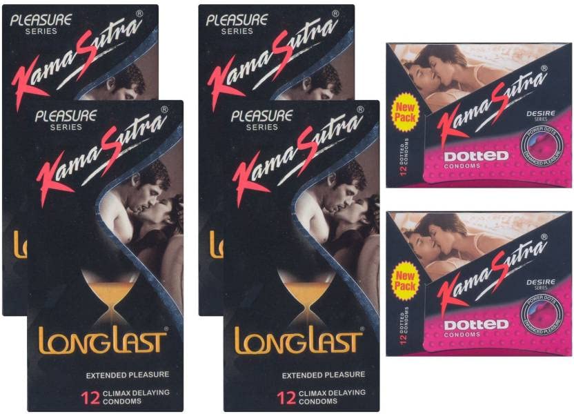 Kamasutra Longlast, Dotted - UPFK200172 Condom (Set of 6, 12 Each, 72 Sheets)-picture-26