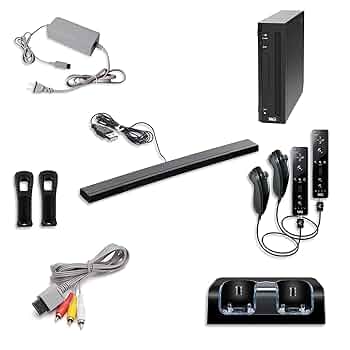wii 黒 Amazon.com: Nintendo Wii Console, Black Premium Bundle