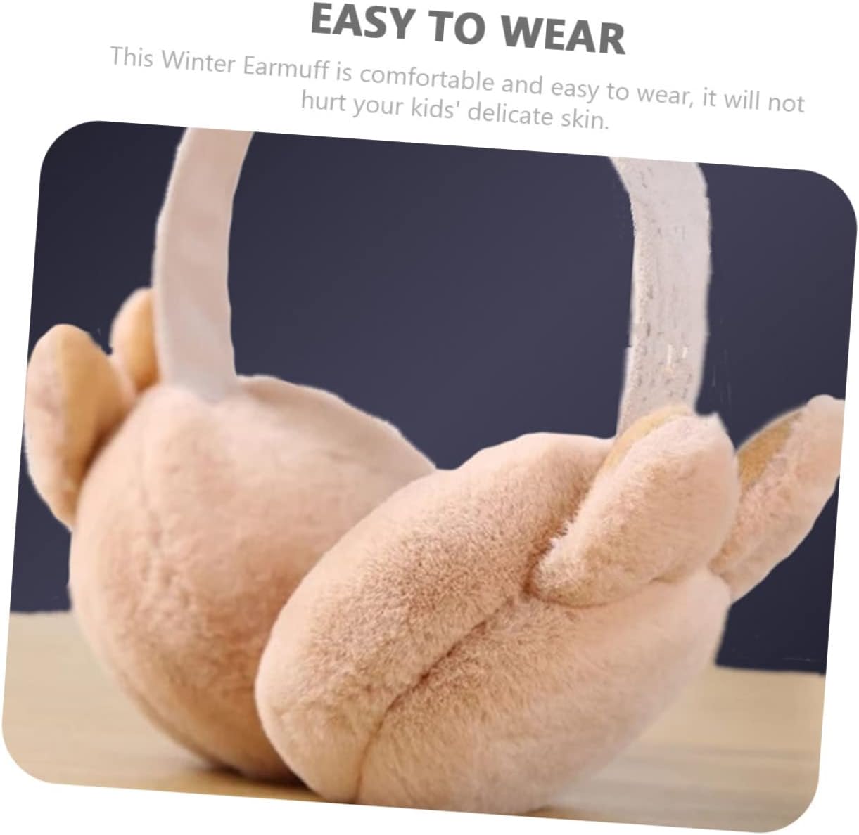 LIFKOME 3pcs Warm Ear Earmuffs for Cute and Cozy Ear Covers for Outdoor Activities Foldable Plush Design for Boys and Girls and Adults for Cycling and Sports