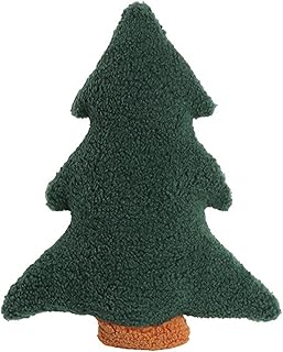 HoveeLuty Cojín de árbol de Navidad de Peluche con Forma de árbol, Suave y Relleno, para sofá, Dormitorio, decoración, Verde