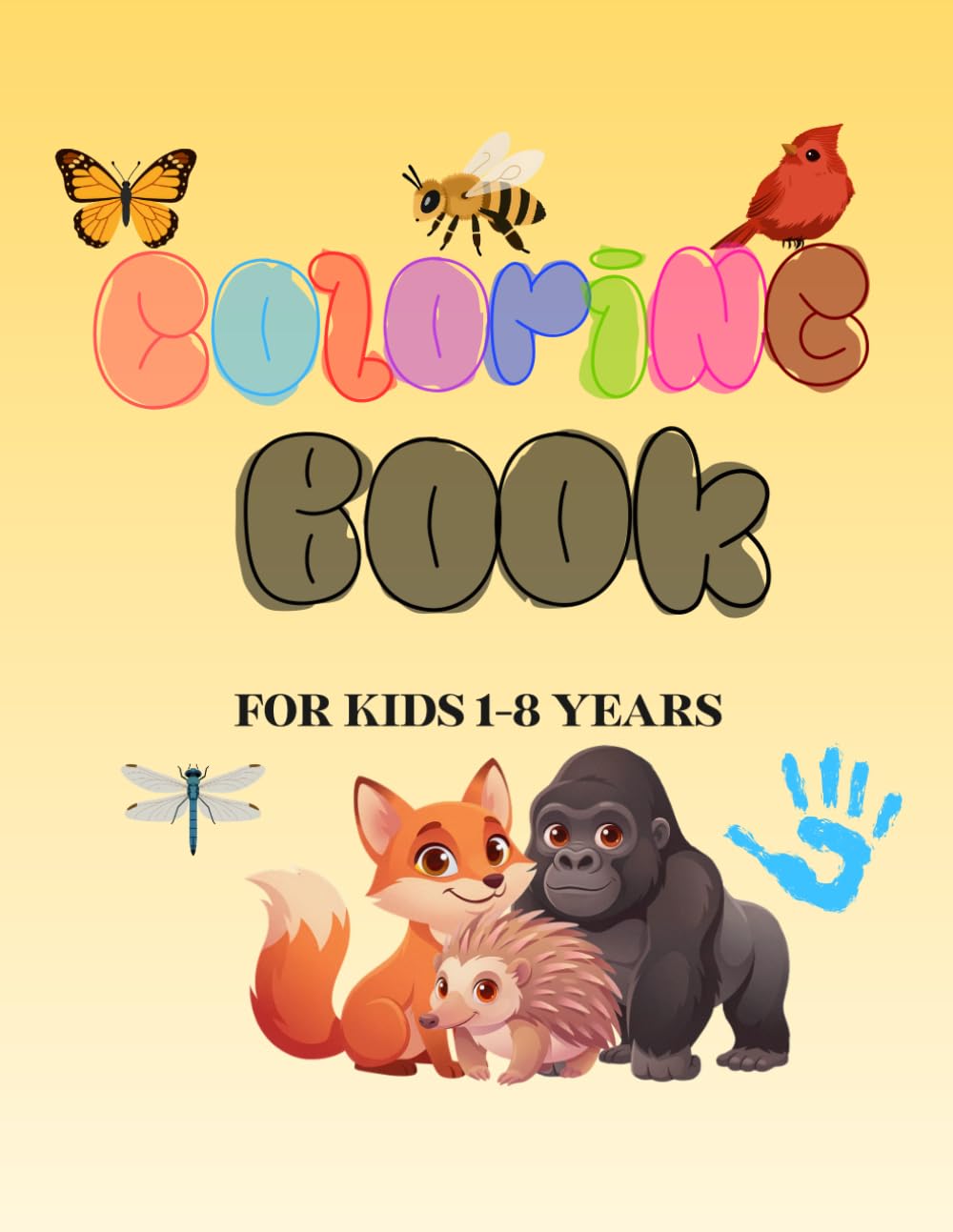 Baby Animals Doing Human Things: Painting Book for Children