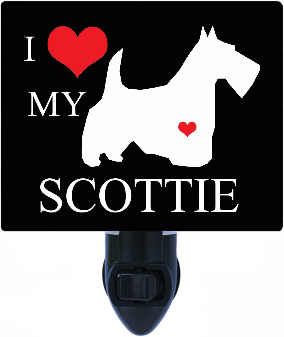 Night Light, I Heart My Scottie, Love, Dogs