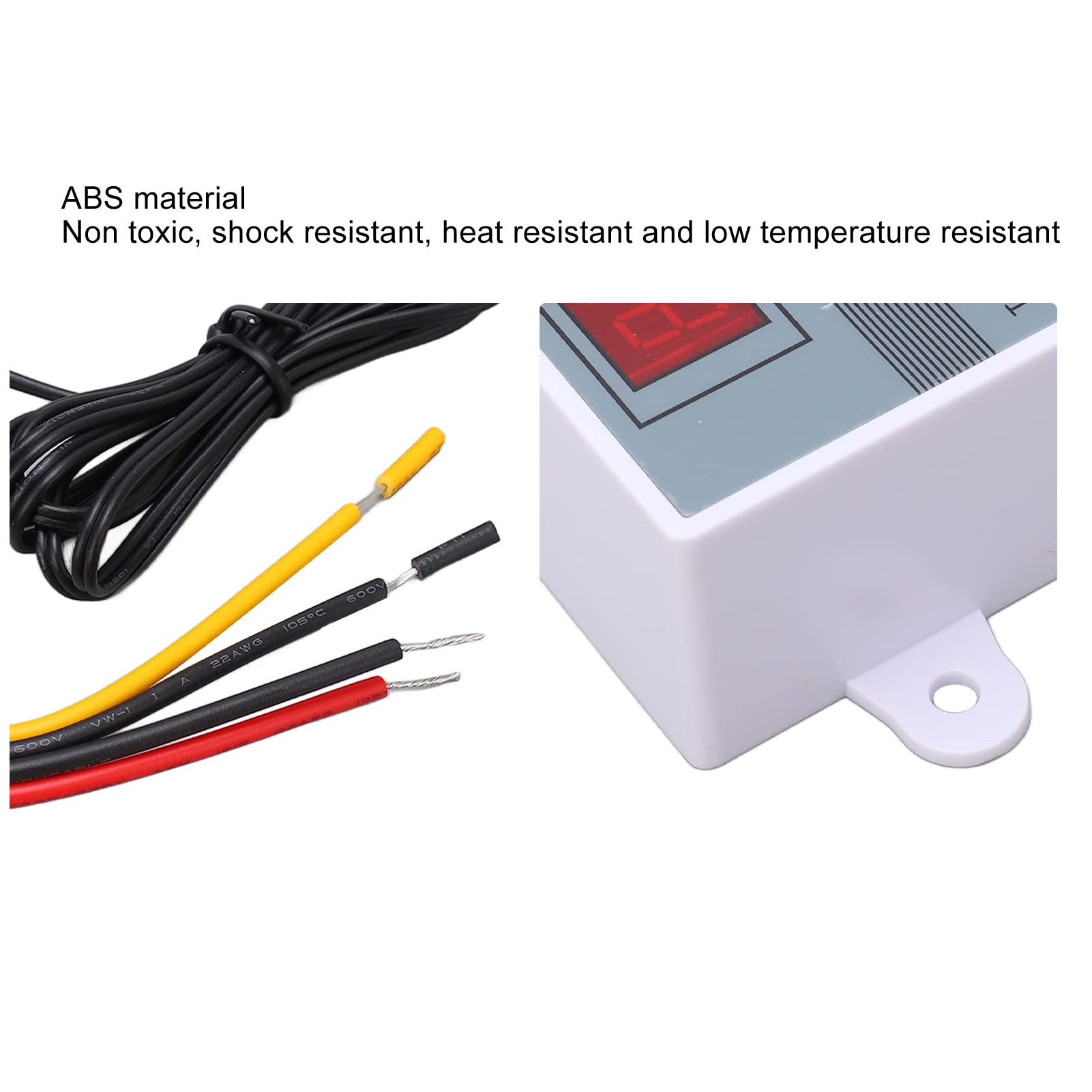Régulateur De Température Numérique Thermostat Chauffage Interrupteur De Refroidissement Avec Sonde étanche Chauffage Refroidissement Thermostat électronique 10a(12V)