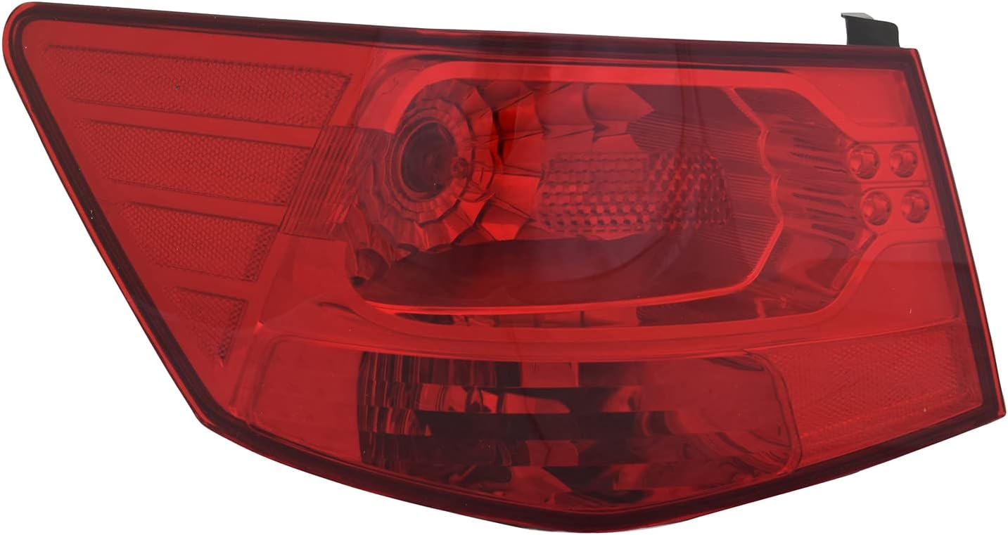 TYC Left Tail Light Assembly Compatible with 2010-2013 Kia Forte