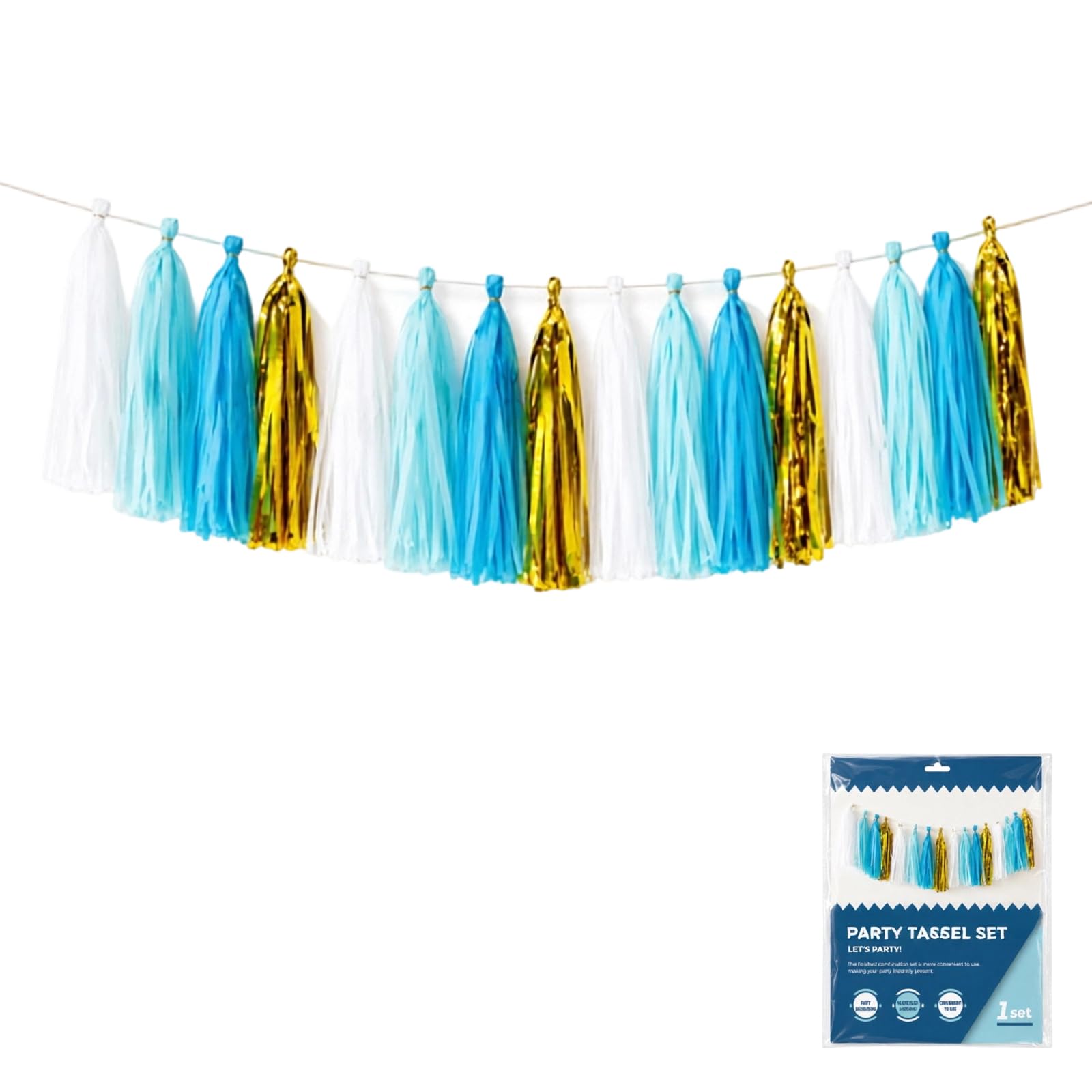 VRTEJPL Doorway Garland, 15 Fringe Pieces on String for Backdrop Styling, Wall Decor, and Party Table Displays Fringe Backdrop Wall Doorway Dessert Table Celebration Event Display