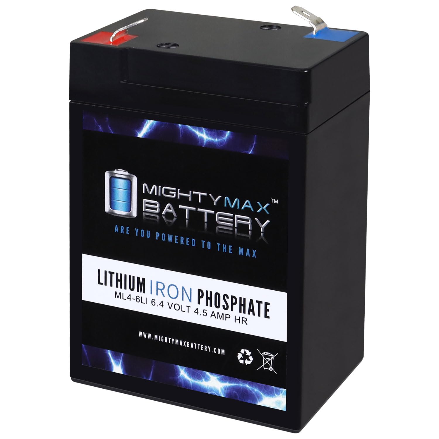 Mighty Max Battery 6V 4.5AH Lithium Replacement Battery compatible with Battery Center BC-645
