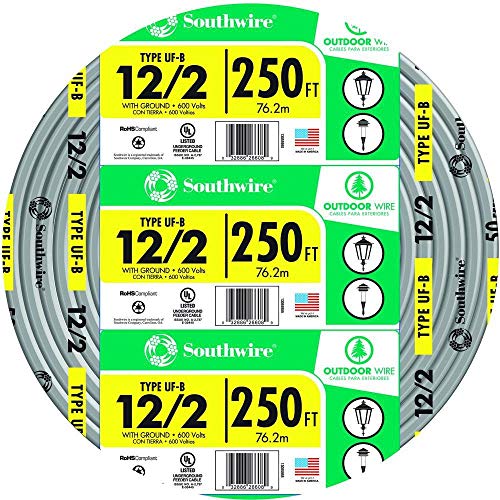 12/2 UF-B x 250' Underground Feeder Cable