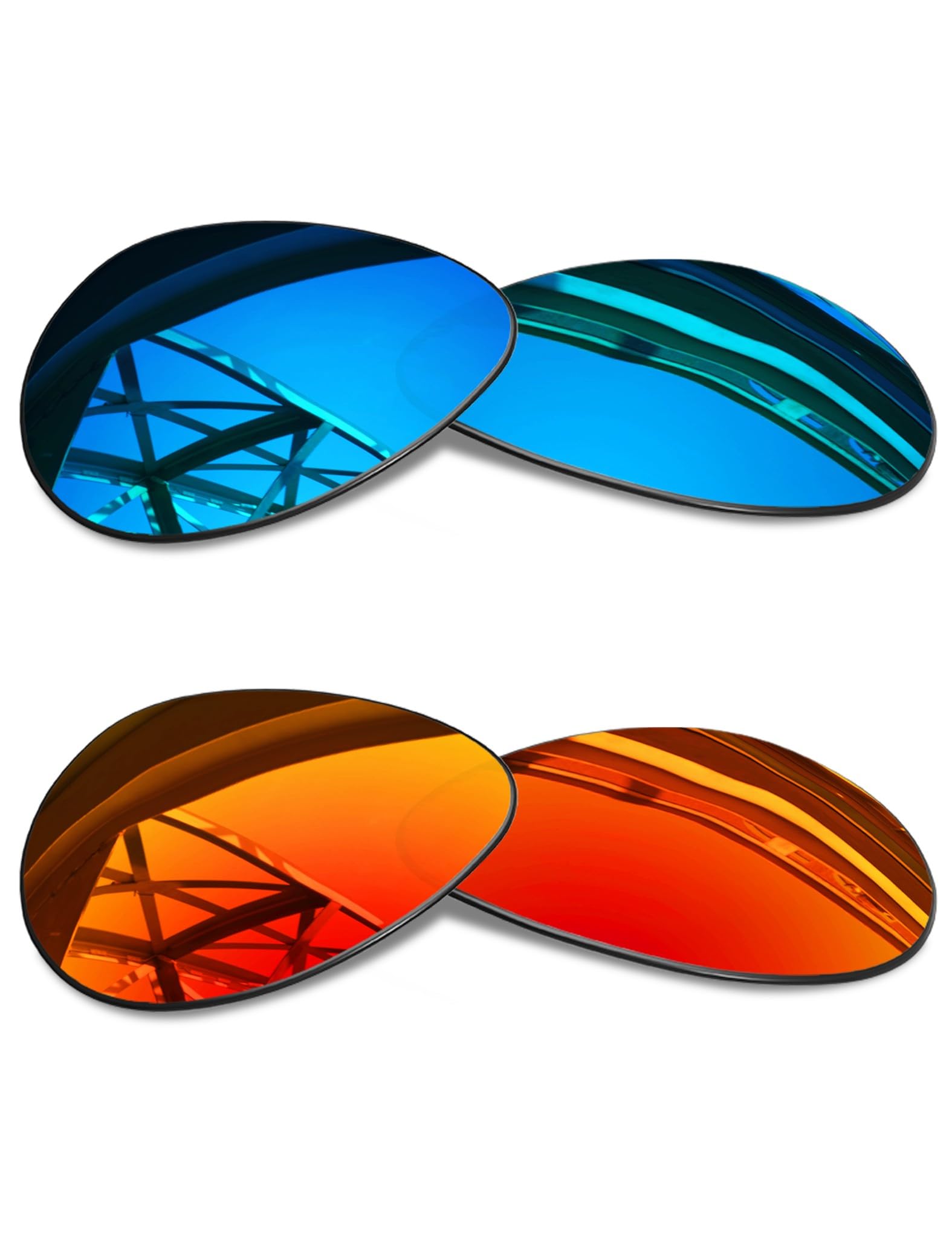Replacement Lenses for Ray-Ban Aviator RB3025 55mm/58mm/62mm Sunglass