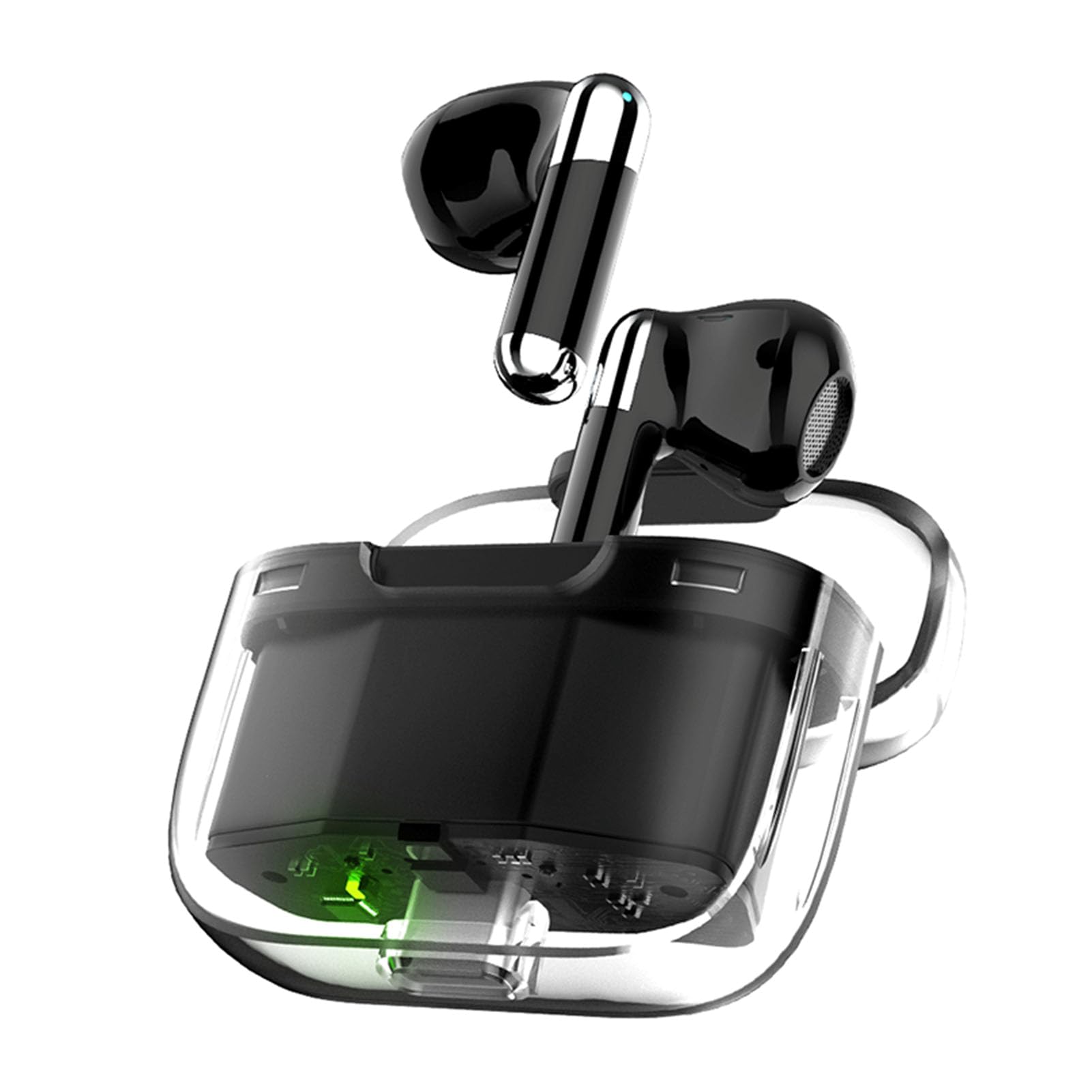 AI Translation Earbuds Real Time, 144 Language Translator Earbuds with APP Compatible with iOS & Android, Bluetooth Headphones Translation Device - A