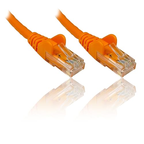 Premium Cord Cable Patch UTP RJ45 Level 5E 4.9 ft Naranja