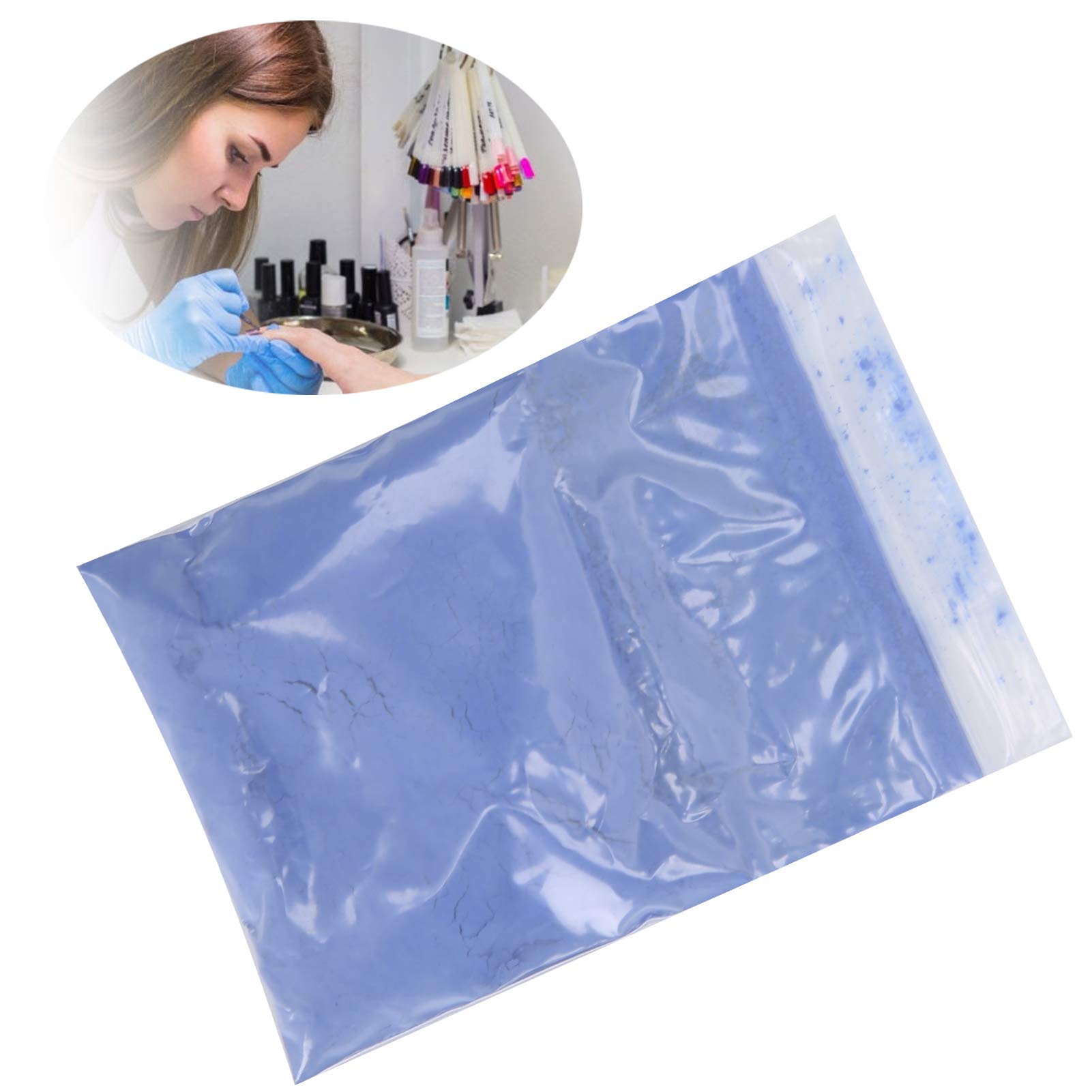 10g Thermochromic Powder, 31? Heat Sensitive DIY Color Changing Pigment Powder Sensitive Pigments (light blue to light orange)