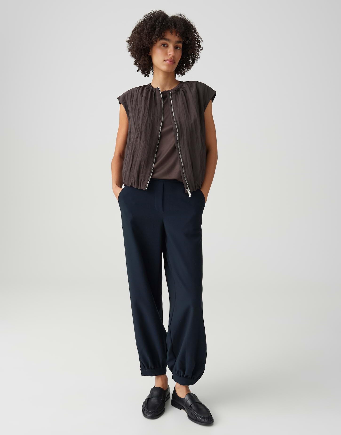 OPUS Damen Weste | Boxy Weste aus ECOVERO™ Viskosemix