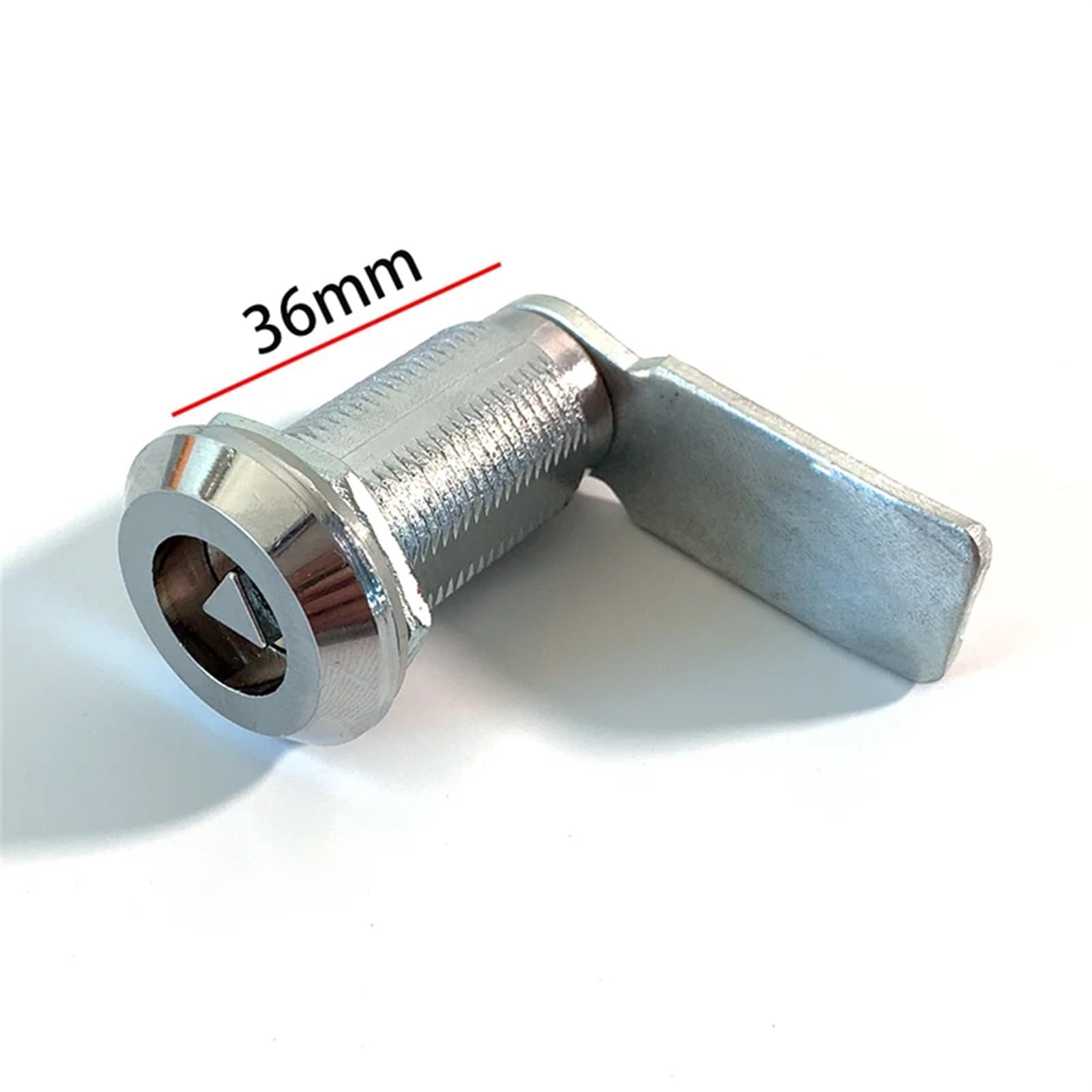 Ms705-36 Nockenschloss aus Zinklegierung, 1 Set mit Schlüssel, Vierteldrehung, für elektrische Schranktüren (Höhe 15 mm, Zink)