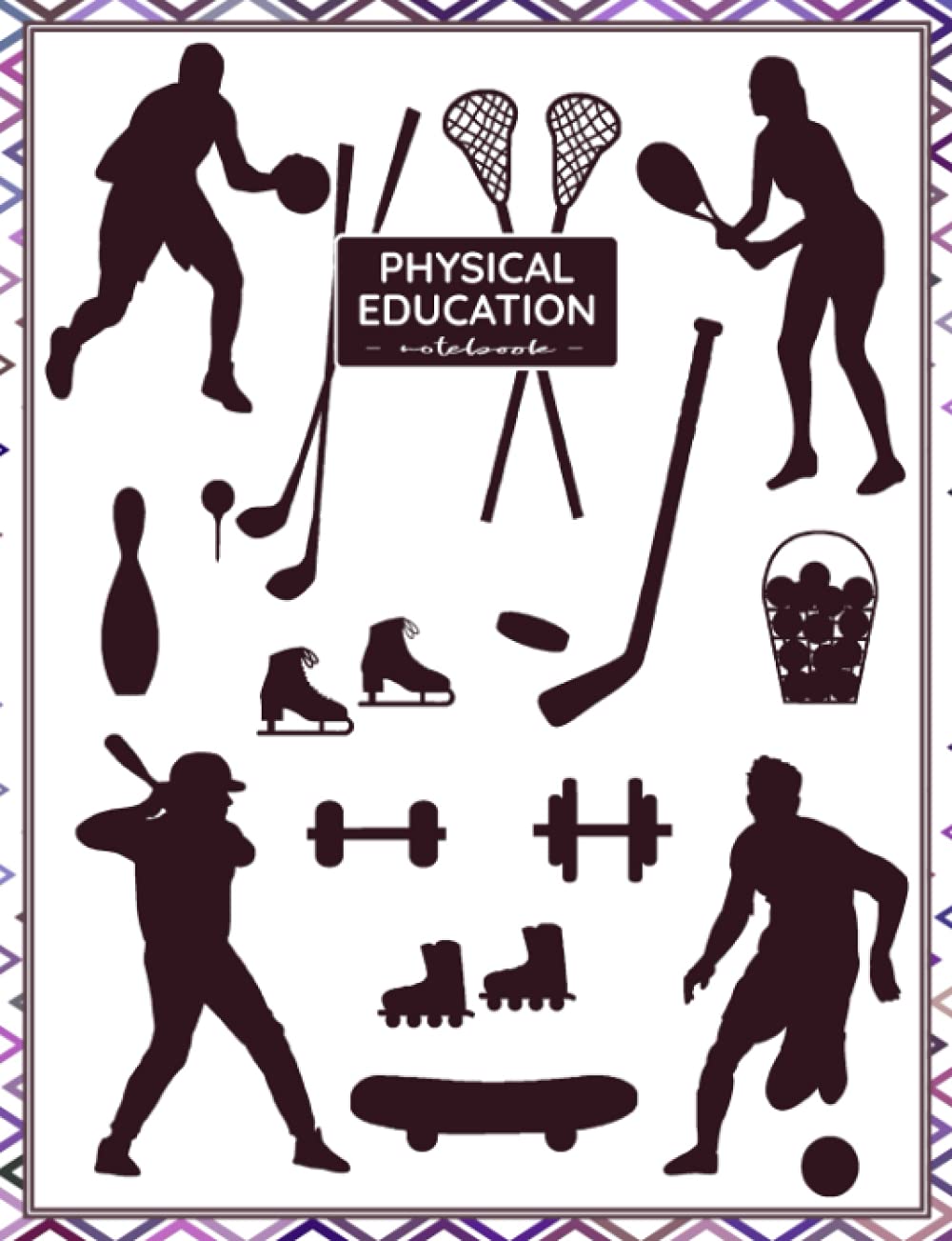 Physical Education Notebook: Blank Sketch Papers for Drawing and College Ruled for Writing Notes: Reminder of Due Date for Assignment, Homework, Group ... and Classmates: For Secondary School Girls