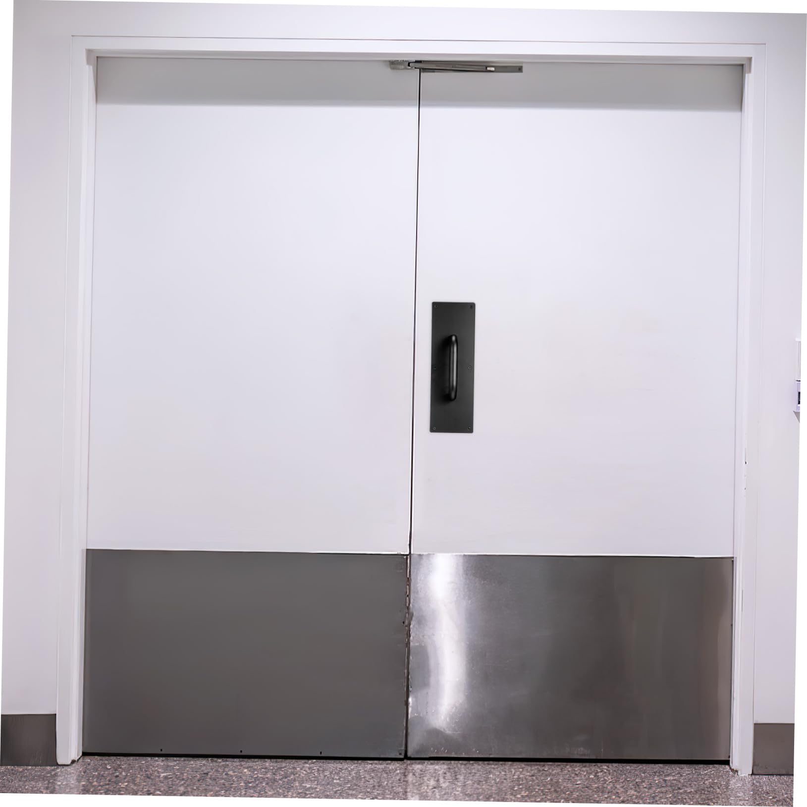 KOMBIUDA Maniglia Per Porta Scorrevole Maniglia Tirante Per Porta Da Fienile Piastra Di Trazione e Spinta in Acciaio Inox