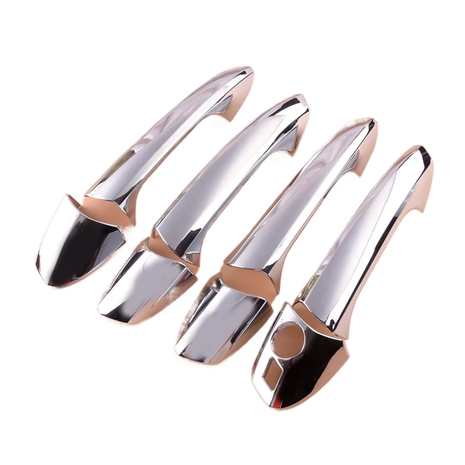TRGDFDAA Door Handle Trims Covers Compatible with Benz for CLA Class W117 2014 2015 Exterior Door Handle Cover Trim Cap Kit Decoration Accessories Decorative Shell