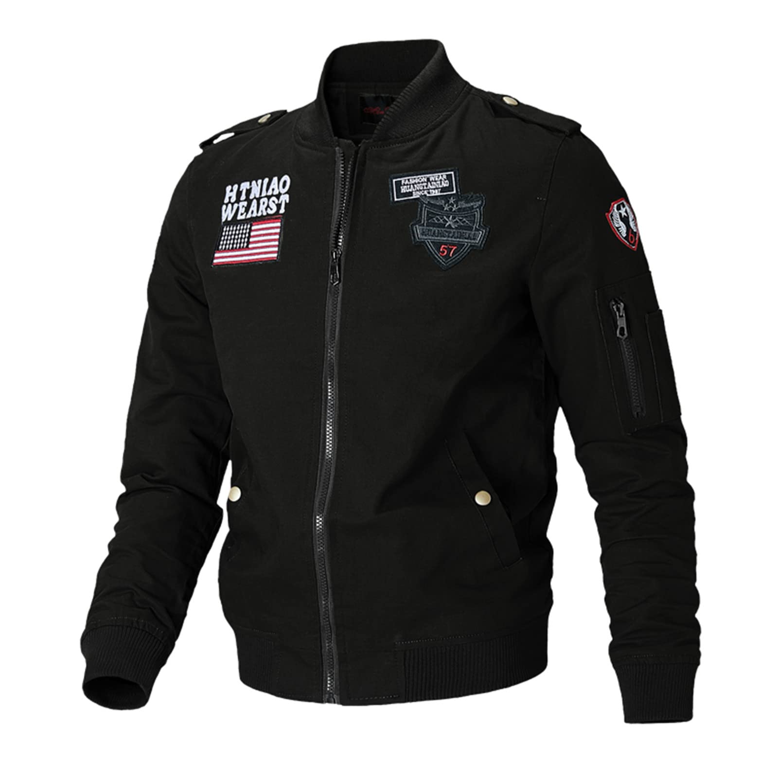 Générique Blousons Homme Mi Saison Vestes D'extérieur Légères Léger Trench-Coat, Classique Pardessus Doublure Thermique D'hiver Vestes De Sport La Randonnée Décontractée Marche En Forêt