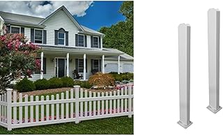 10 Goat Fence Ideas for Safe and Functional Backyards 63 Zippity No Dig All American and Surface Mount Newport Vinyl Fence Bundle...