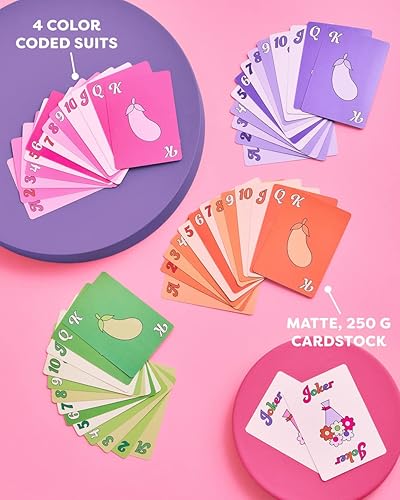 Miniatura 2 de xo, Fetti Juego de cartas para despedida de soltera, baraja de arco iris de cartas, póquer - decoraciones de despedida de soltera, regalo de novia,