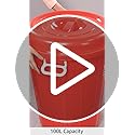 Image of Cello Plastic Storage Bucket with Lid, Red, 100 Litre