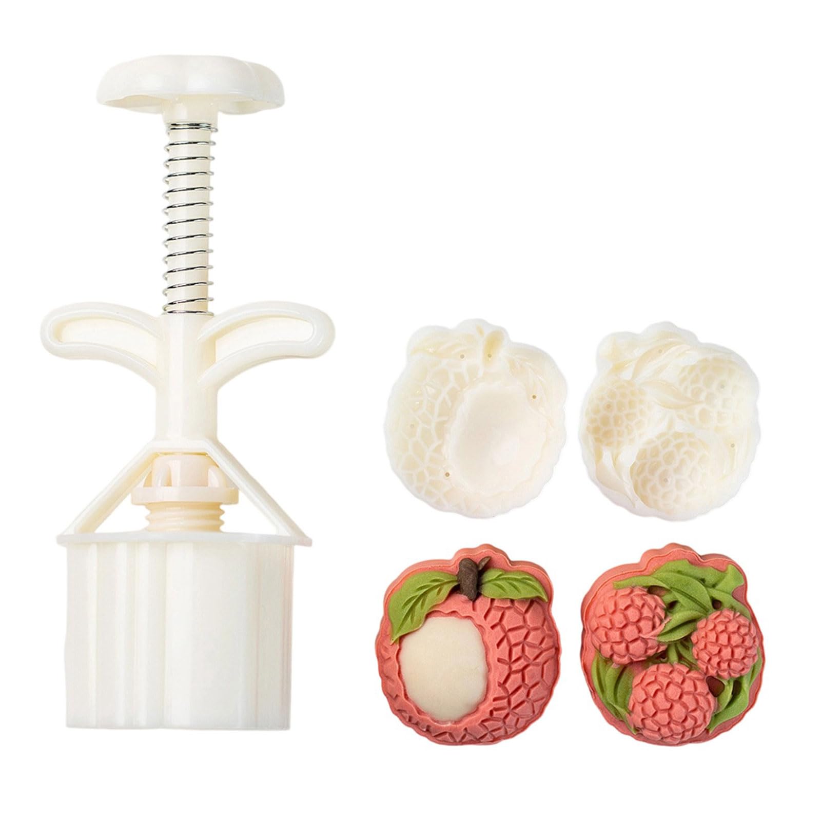 Xitea 50G Household Lychee Shaped Moon Cake Moulds Durability Baking Tools For Art Desserts Treats Home Baking Supplies