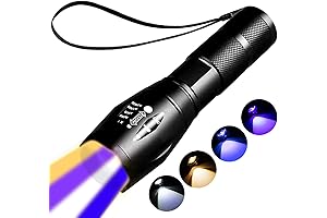 Rechargeable 4 Color Light Flashlights, Blood Tracking Light for Observation.
