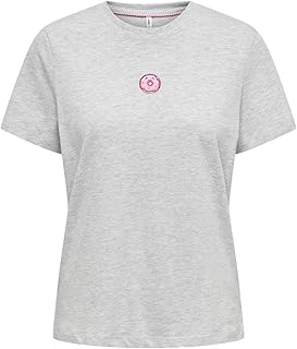 ONLY ONLFOODIE LIFE REG S/S TOP BOX JRS Tişört Kadın