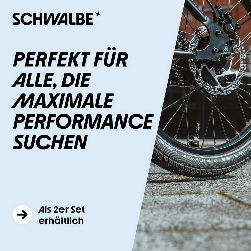 Schwalbe Airmax Smart Bike Sensor – Sistema de control de presión de neumáticos para válvulas SV-Tubeless Tubeless Mangueras con vástago roscado SV – Valve Clik Valve – Medidor de presión de