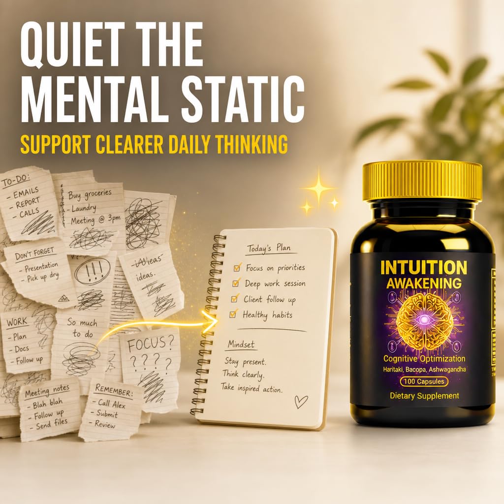 Haritaki Mental Clarity & Calm Focus Supplement – Ayurvedic Nootropic with Shankhpushpi, Bacopa & Ashwagandha – Non-Stimulant Support for Clear Thinking & Cognitive Performance, 100 Vegan Capsules — Amazon image 2