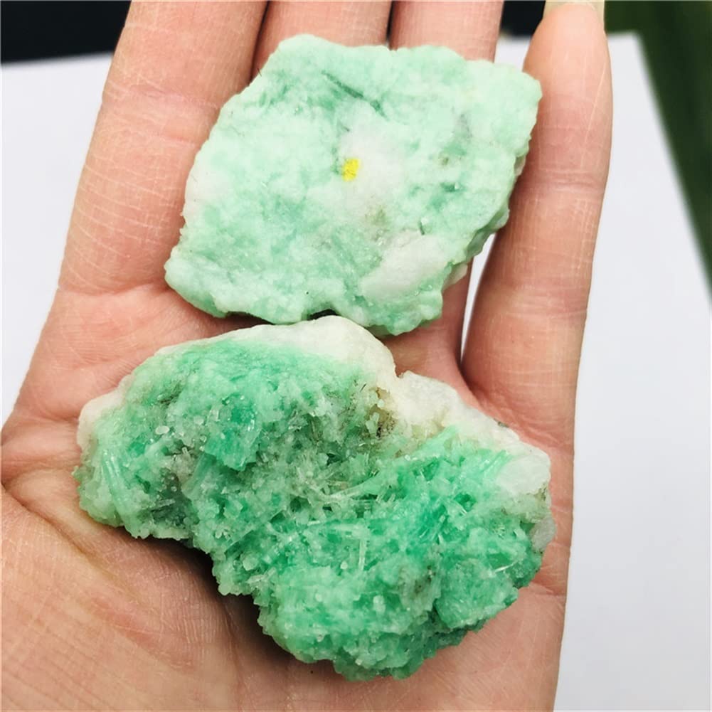Lleno de Textura Cristal 100g Piedra Natural Jadeíta Cristal Crudo espécimen decoración del hogar colección de Piedra investigación científica enseñanza