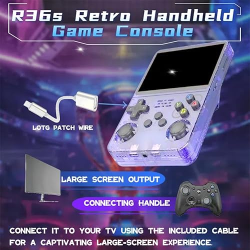 Miniatura 7 de RETROBOY - Consolas de juegos portátiles Retro BOY, pantalla HD 4K de 3.5 pulgadas, batería de larga duración de batería de 3500 mAh, reproductor de