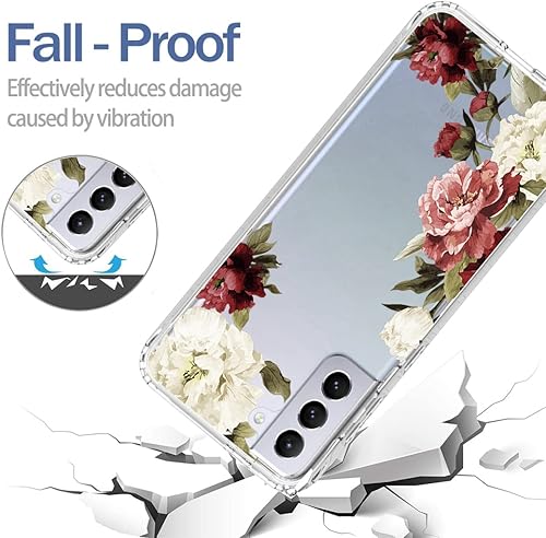 Miniatura 7 de Funda para Samsung Galaxy S21 Plus 5G, Samsung S21+ SM-G996U con protector de pantalla de vidrio templado, funda protectora de cuerpo completo con