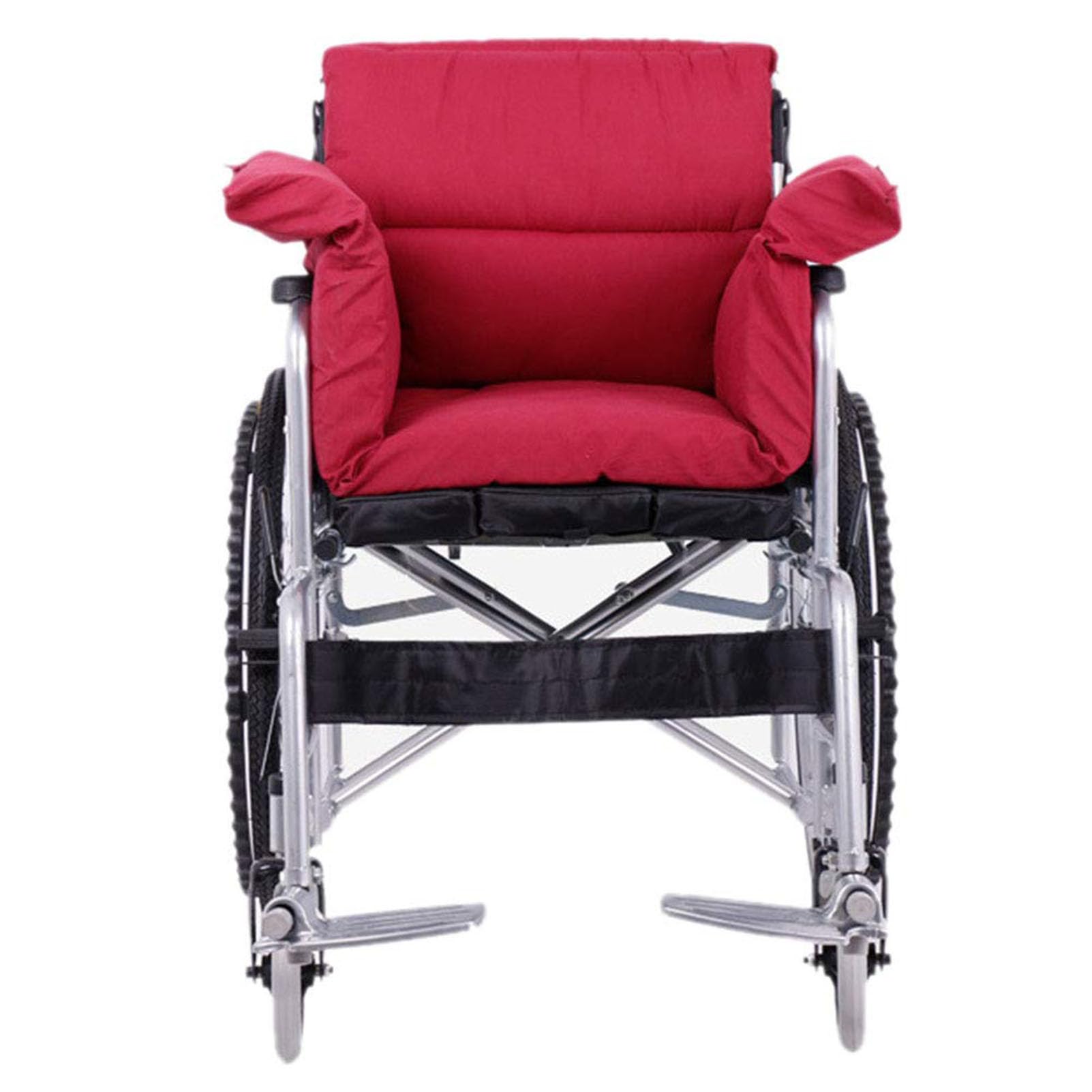 Cojín para silla de ruedas, cojín de espuma viscoelástica para alivio de presión para ciática, diseño en forma de T para mayor comodidad y apoyo, accesorio suave para silla de ruedas