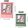 Non Reversing Mirror - Real Image Non Reverse Mirror | True Mirror For Dressing Table | Non Reversing Mirror For Real Image | Reversal Small Cosmetic Mirror Real Reflections Beauty Mirror For Makeup V